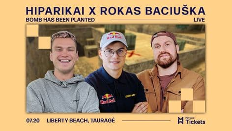 Hiparikai Live: Rokas Baciuška