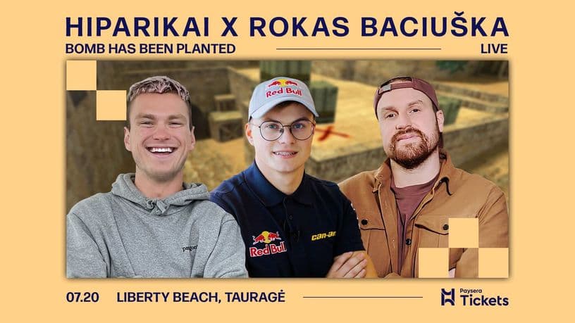 Hiparikai Live: Rokas Baciuška